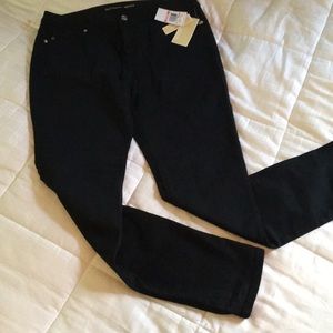 Michael kors stretch black skinny jeans NWT 10
